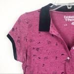 Cuidado Con El Perro Pink Short Sleeve Polo Tee Size Large Photo 2