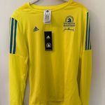 Adidas Yellow Boston Marathon Women’s Shirt Photo 1