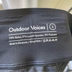 Outdoor Voices  TechSweat 3/4 Leggings in Scarlet Heather Black / Grey Photo 4