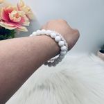 Stainless Steel Cross beaded White Theme Bracelets Photo 3