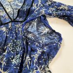 Jaase NWT  Blue Floral Long Sleeve Tiered Boho Jessie Dress Size LARGE‎ Photo 15