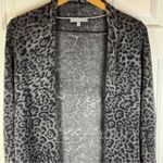 Neiman Marcus Cashmere Collection 100% Cashmere Cardigan Size Small Animal Print Photo 1