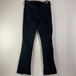 American Eagle Jeans Women's Black Sz 4 Flare High Waisted Stretch Denim EUC Photo 1