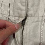 Loft 100% Linen Cream Wide Leg Pants Size 2 Photo 1