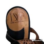 Diane Von Furstenberg Diane Von Furstenburg Zia Black Leather Laser Criss-Cross Stiletto Sandal Heels Photo 4