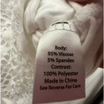 Coral Bay  Lagenlook Top White Fishnet 3/4 Sleeve Tee Size XL Photo 3