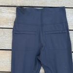 Athleta Black High Waisted  Delancy Moto Leggings w/ Zip Ankles and Pockets Photo 6