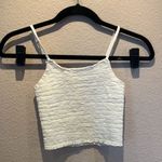 Brandy Melville John Galt Linen-Blend Stretchy Crop Cami Tank Top Size XXS Photo 0