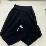 Athleta  Nolita Slim Tapered Crop Pant Black Side Stripe Size 4 Photo 2
