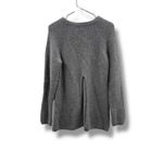 Jenni Kayne Cashmere Sweater Size Medium Gray 100% Women's Long Sleeve Luxe Cozy Photo 3