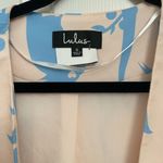 Lulus Flamingo Bird Tree 46” Long Cardigan Kimono Photo 4