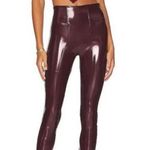 Spanx new with tag faux leather Ruby red high rise legging Size small Retail for 150$ Photo 0