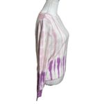 White + Warren Dip Dye Crew Neck Sweater Pink Cotton Blend Women’s Size Small Photo 4