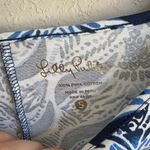 Lilly Pulitzer Blue White Pima Cotton Mermaid Tail Shift Dress Womens S Beach Photo 3