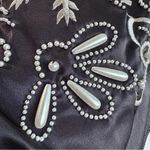 Victoria's Secret Vintage  Gold‎ Label Pearl And Rhinestone Bodysuit Size P  XS Photo 4