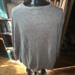 Zoe Boutique Cashmere gray poncho pullover S sweater Gray Photo 3
