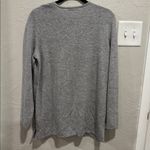 J. McLaughlin  100% Cashmere Gray Sweater With Accent Buttons Size Large Size Lg Photo 4