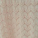 Perceptions Womens Lace Dress L Pink A Line Smocked Waist V Neck Short Sleeves Photo 9