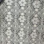 Chance or Fate Cowl Neck Lace Roll Tab Sleeve Top M Grunge Photo 3