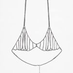 ZARA Rhinestone Jewel Bra Top Photo 2