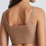 Everlane  The Cozy-Stretch Knit Crop Tank - Camel L Photo 2