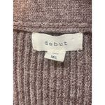 Debut Open Front Ribbed Knit Cardigan Photo 8