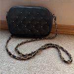 Gina Concepts Small Black Quilted Crossbody Purse With Chain Strap Photo 0