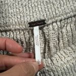 Free People Textured Knit Pants Cream Logan Pass Balloon Joggera LARGE Ribbed Photo 6