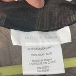 Nicole Farhi Black And Brown Plaid Silk Dress Size 6 Photo 3