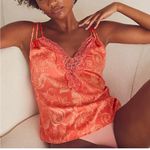 Free People Off The Coast Cami Color: Coral floral print Size M NWT Photo 0