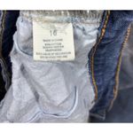 Tantrums‎ Womens Jeans 16 Embroidered Floral Denim Blue Stretch Photo 5