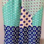 ZARA New High Rise Patchwork Print Cropped Straight Legs Pants Size M 3218/229 Photo 11