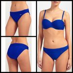 Ted Baker 💕 LONDON💕 Danalsa Pintuck Ribbed Bikini Top & Bottom Blue US 4 NWT Photo 1