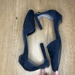 Eileen Fisher Women’s 8 Pumps Kitten Heel Ankle Strap Navy Blue Dressy Leather Photo 5