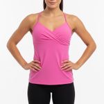 Bia Brazil Activewear Pink Twisted Front Tank Top Athletic Workout Top Size M Photo 0