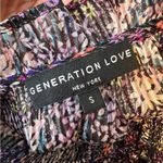 Generation Love  Thea Lurex Viola Silk Blend Blouse sz S Photo 3