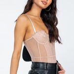 Princess Polly Beige Lace Bodysuit Size S/M NWT! Photo 4