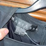 Vintage MARIANNA Embellished Beaded Black Formal Sheath Dress Size 6 Photo 5