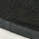 New Balance Black Sherpa-Lined Thick Winter Windbreaker Hoodie Jacket Women’s S Photo 4