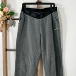 Nike Dri Fit Gray Sweatpants Wide Leg Size Large Photo 1