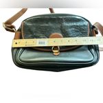 Vintage Peruzzi Black & Brown calfskin Crossbody Handbag Women's Bag Photo 3