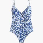 J.Crew  Playa Printed Montauk Cross-Back Swimsuit Photo 2