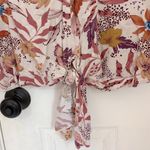 Love Stitch Lorna Tie Front Top Pink Photo 6