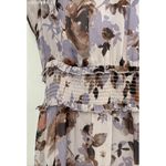 Simply Vera‎ Wang Purple Floral Short Sleeve Dress Women Photo 2