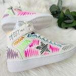 Vintage Havana Artsy Multi Swirl High-Top Leather Sneakers, Size 5.5 Photo 2