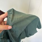 Peter Som  Collective Green Puff Sleeve Ruffled Open Back Dress 2 Photo 7