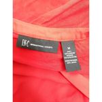 INC red vneck long sleeve blouse Size M Photo 2