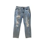 Judy Blue  Distressed Cotton Blend  Light Wash Ankle Jeans Size 14W Photo 5