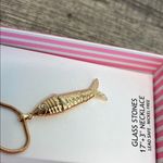 House of Harlow 1960 | Fish Necklace Gold Photo 1