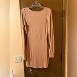 SKIMS Henley Sleep Shirt in Camel Photo 3